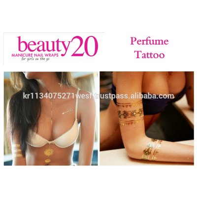 Patented Perfume Temporary Body Tattoo Sticker OEM Customized